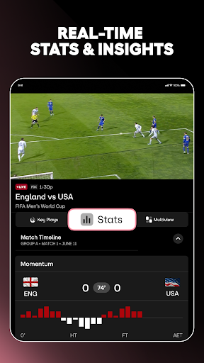 Captura de pantalla de FOX One: Live News, Sports, TV