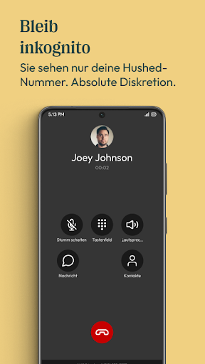 Hushed – Zweite Telefonnummer Screenshot