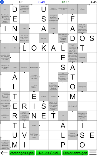 Deutsches Kreuzworträtsel Screenshot