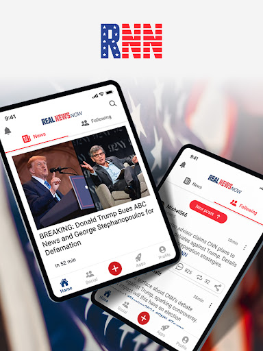 Captura de pantalla de Real News Now Republican News