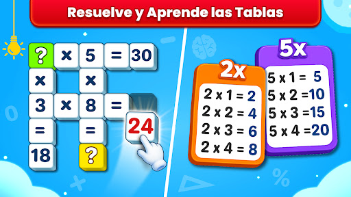 Captura de pantalla de Juegos de multiplicación niños