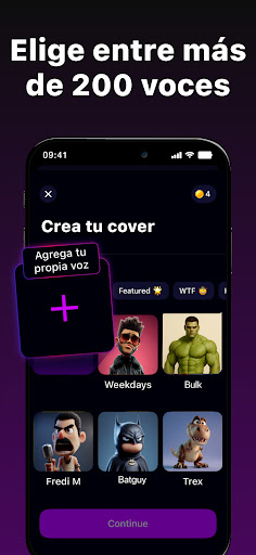 Captura de pantalla de Generador de música IA: Banger