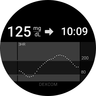 Captura de pantalla de Dexcom G6
