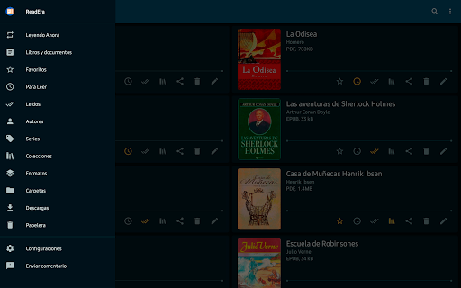 Captura de pantalla de ReadEra – lector de libros