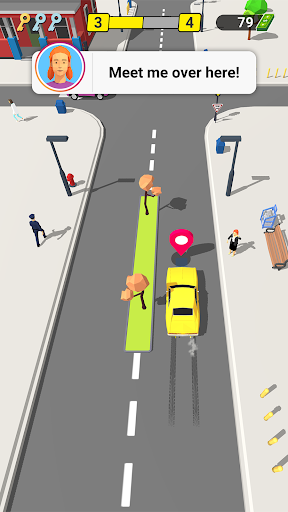 Captura de pantalla de Pick Me Up 3D: Juego de taxis
