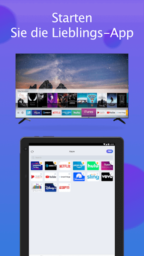 Fernbedienung für Samsung TV Screenshot