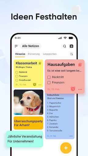 Notizen: Notizblock, Notizbuch Screenshot