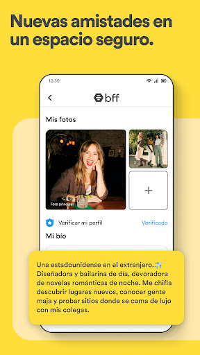 Captura de pantalla de Bumble For Friends: Haz Amigos