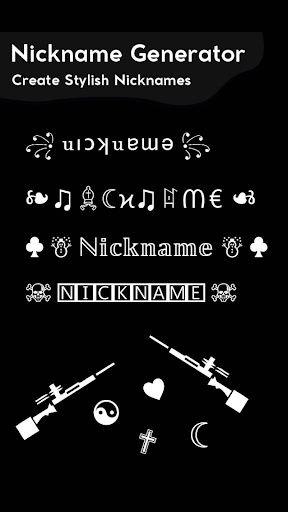 Captura de pantalla de Generador de apodos: NickName