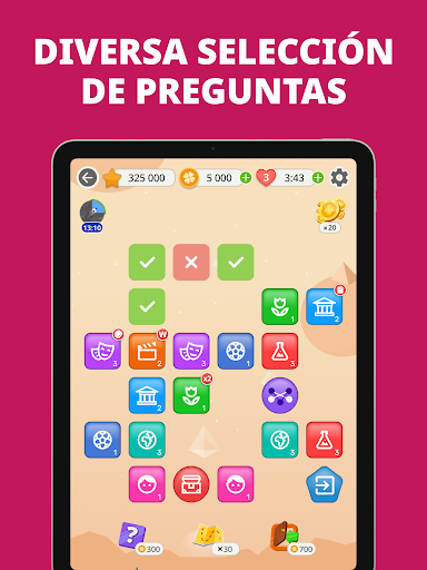 Captura de pantalla de QuizzLand quiz de conocimiento