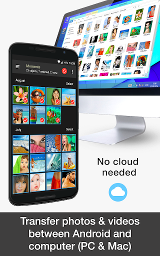 Captura de pantalla de PhotoSync Bundle Add-On