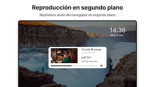 Captura de pantalla de Vivaldi - Navegador rápido