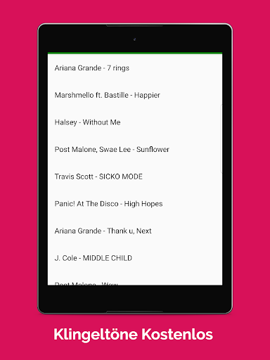 Today's Hit Music Ringtones Screenshot