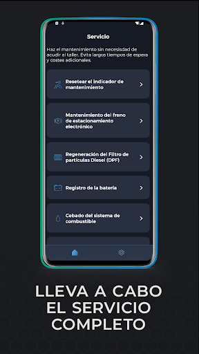 Captura de pantalla de Carista OBD2