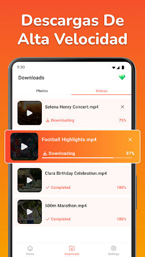 Captura de pantalla de Descargador de videos