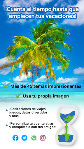 Captura de pantalla de Cuenta atrás de vacaciones