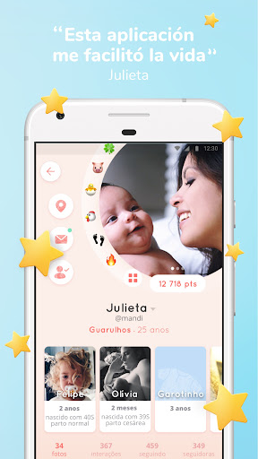 Captura de pantalla de WeMoms - Consejos de Madres