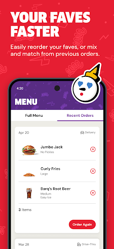 Captura de pantalla de Jack in the Box® - Order Food