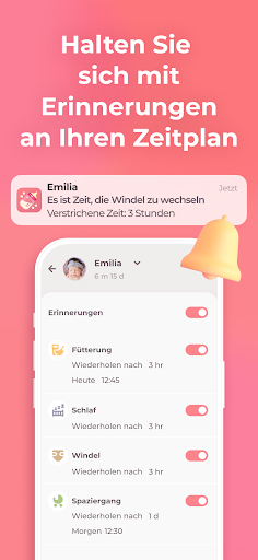 Stillen Tracker & Babytagebuch Screenshot