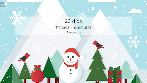 Captura de pantalla de Cuenta Regresiva para Navidad