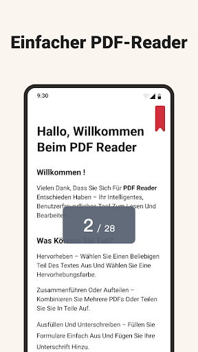 PDF-Reader – Leser & Editor Screenshot