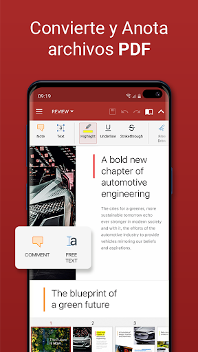 Captura de pantalla de OfficeSuite Pro + PDF