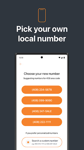Captura de pantalla de Phoner: Second Phone Number