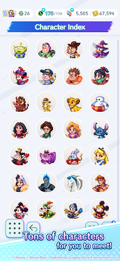 Disney Pixel RPG screenshot