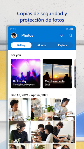 Captura de pantalla de Microsoft OneDrive
