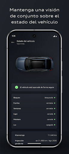Captura de pantalla de myAudi