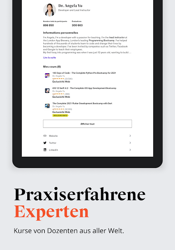 Udemy - Online-Kurse Screenshot
