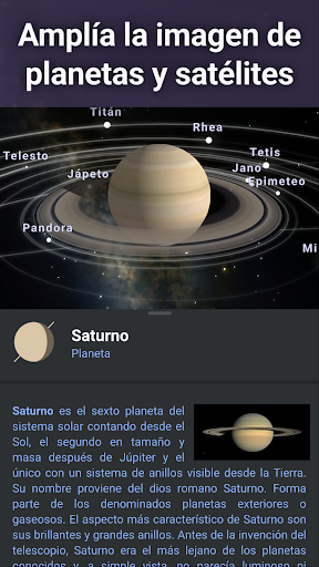 Captura de pantalla de Stellarium - Mapa estelar