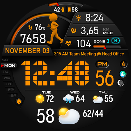 Captura de pantalla de PER23 Digital Watch Face