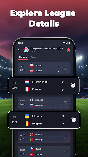 Captura de pantalla de MatchLive Resultados de Fútbol