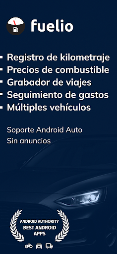 Captura de pantalla de Fuelio:Precios del combustible