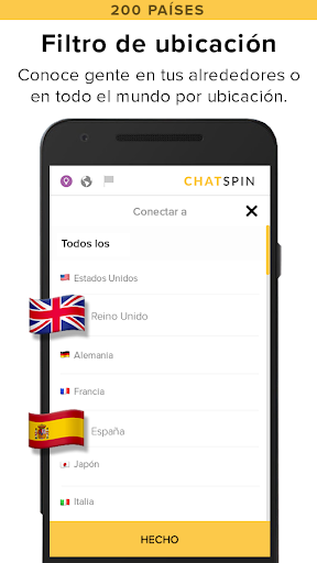 Captura de pantalla de Chatspin: Chat video Al Azar