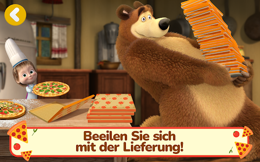 Mascha und der Bär: Pizzeria! Screenshot