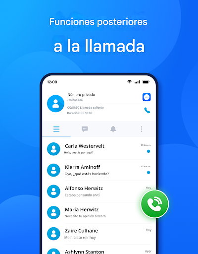 Captura de pantalla de Aplicación de mensajería SMS
