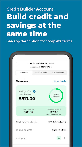 Captura de pantalla de Self – Credit Builder & Cash