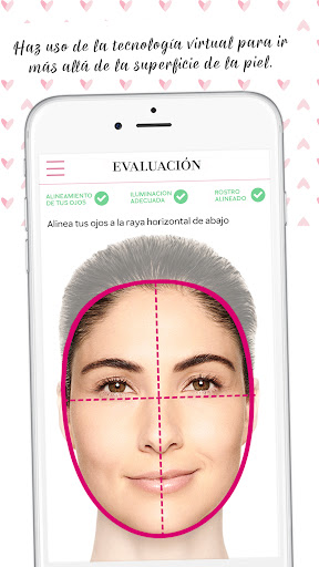 Captura de pantalla de Mary Kay® Analizador de piel