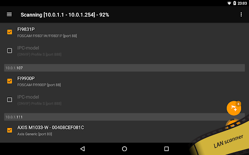 Captura de pantalla de tinyCam Monitor PRO