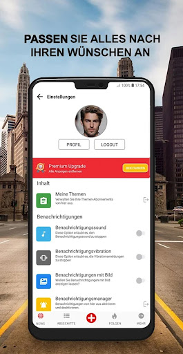 Aktuelle Nachrichten Screenshot