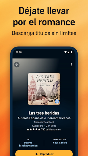 Captura de pantalla de Audible: Audiolibros, podcasts