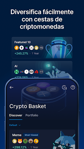 Captura de pantalla de Crypto.com, compra BTC y CRO