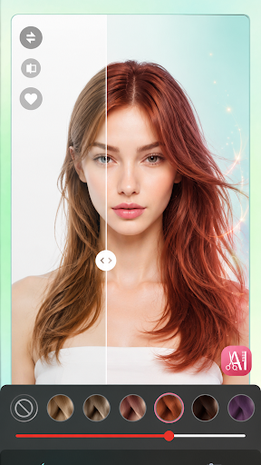 Captura de pantalla de Hairstyle Try On - Peinado IA