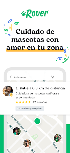 Captura de pantalla de Rover - Cuidadores de perros