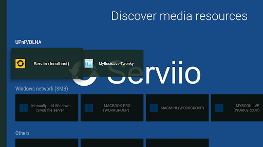 Captura de pantalla de Vimu Media Player for TV