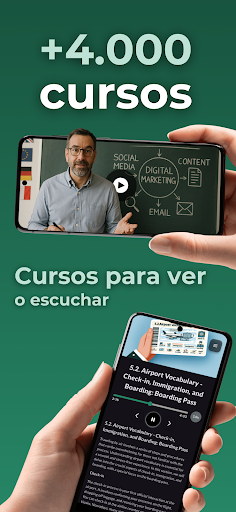 Captura de pantalla de Cursa - Cursos online