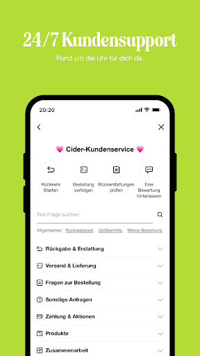 CIDER – Kleidung und Mode Screenshot