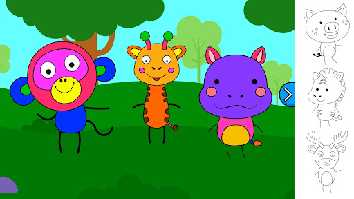 Kinder Ausmalbilder und Buch Screenshot